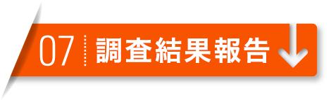 調査終了後、結果報告を３日以内にするようにしています。